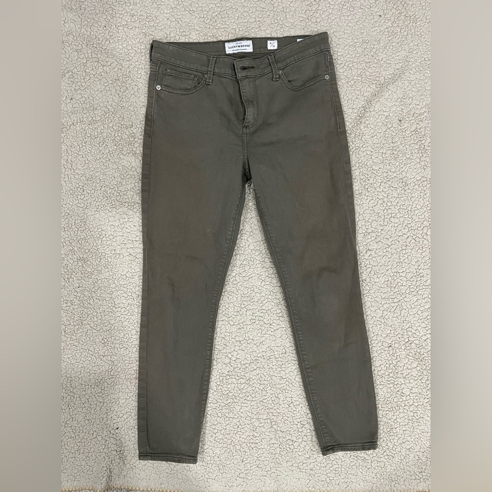 Lucky Brand Olive Green Jeans